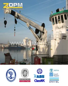 Hydraulic Fixed Ship Deck Crane