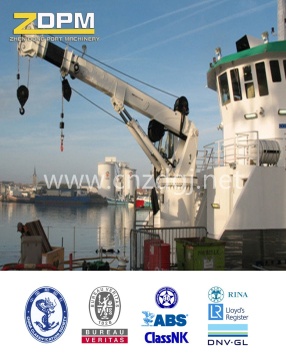 Hydraulic Slewing Deck Crane for Best Price Sale