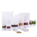 Stand Up Kraft Paper Reclosable Ziplock Food Packaging