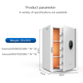 Commercial furniture steel white fingerprint digital safe