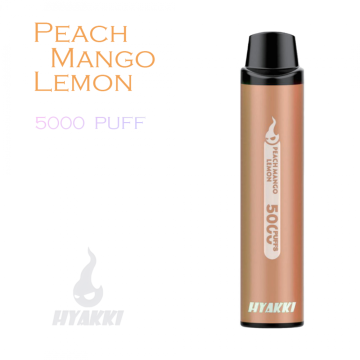 HYAKKY 5000 PUFF - Peach Lemon Cake