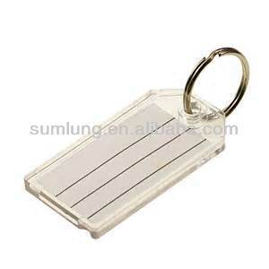 Key ring plastic card