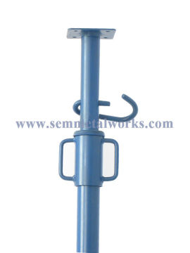 Powder Coated Adjustable Construction Formwork Scaffold Props With Gold Color