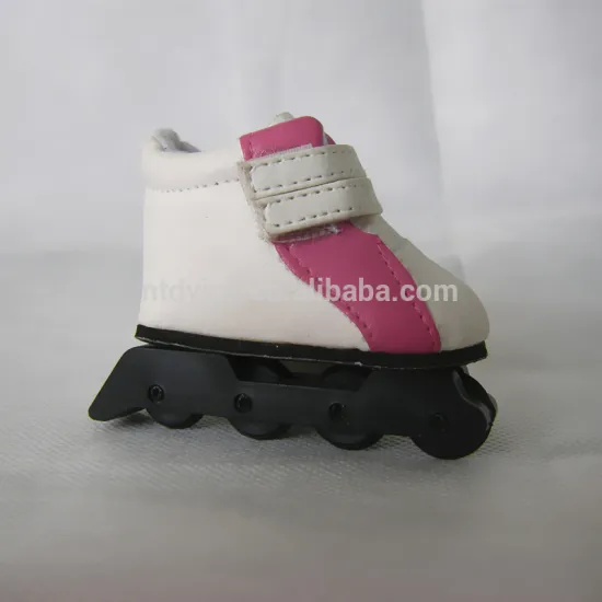 Doll shoes fashion cute leather roller skates