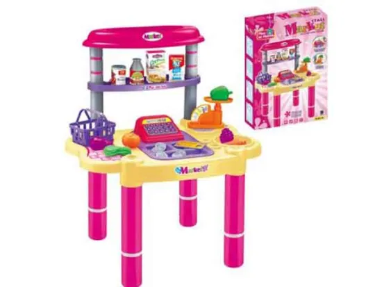 cashier desk toy with music