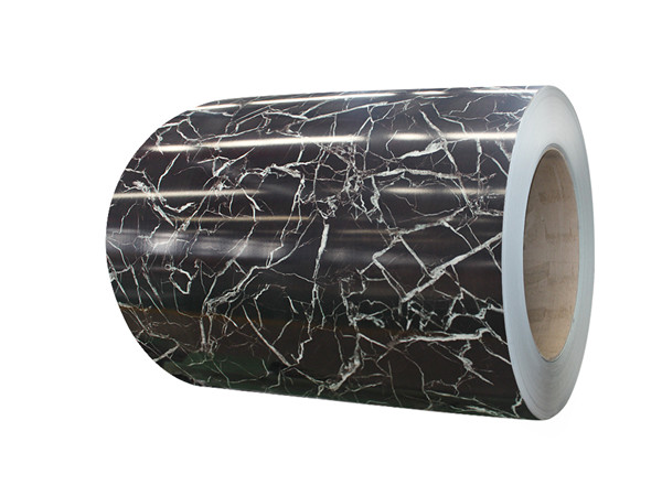 PVC film laminated steel marble pattern