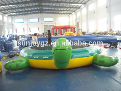 Hot sale inflatable turtle water trampoline for water playground