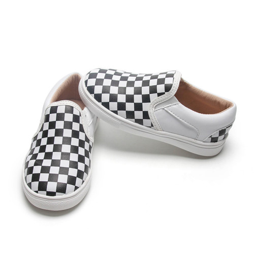 kids sneakers Chess Print Children Casual Shoes Factory