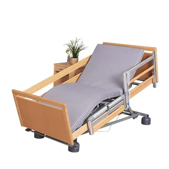 Wooden Home Comfort And Safety Nursing Bed