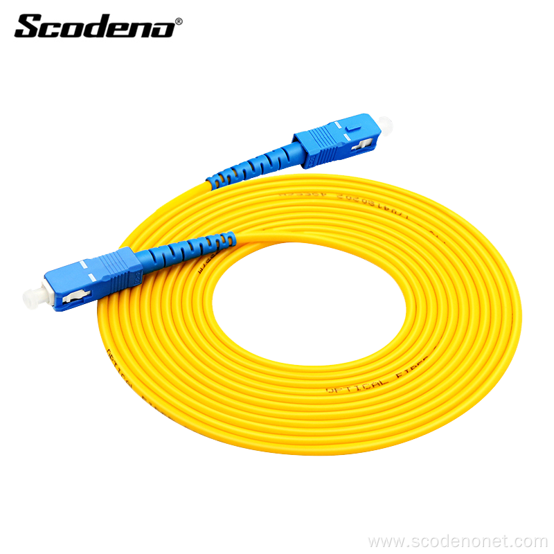 Professional Factory OEM SC-SC Fiber Optic Patch Cord for Network Solution