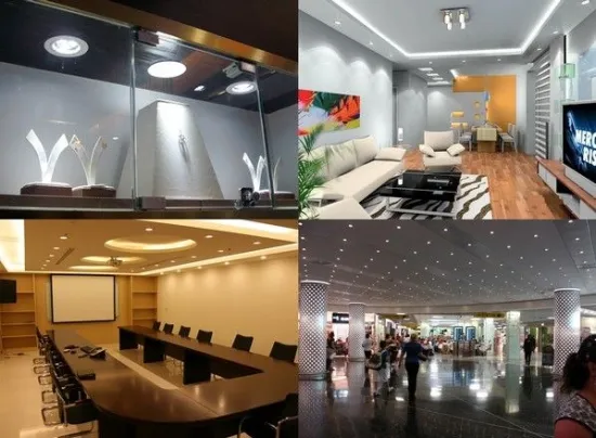 Outdoor 18w Cob Led Ceiling Downlight , 1500 Lumen Square Ceiling Lights