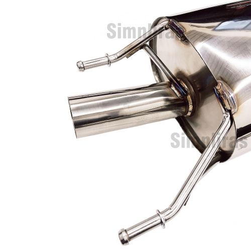 201 rostfreies Achsen-Rücken-Auspuff 60-mm-Rohr für Lexus GS350 L10 2013-18