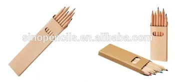 EN71-123 certificated premimum color pencil nature wood color pencil in Kraft paper box