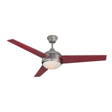 Metal Wood 4 Blades Unique DC Ceiling Fans without Lights for Warehouse