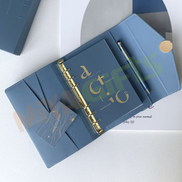 Women's Custom Leather Journal and Planner Cover for A6 Notebooks