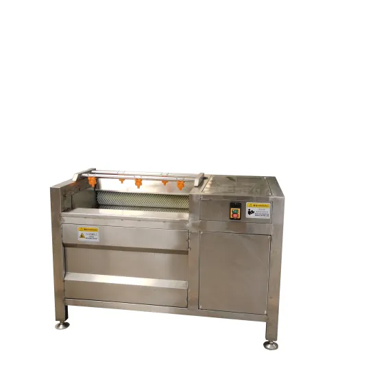 Industrial Brush Washing Machine for Vegetables and Fruits