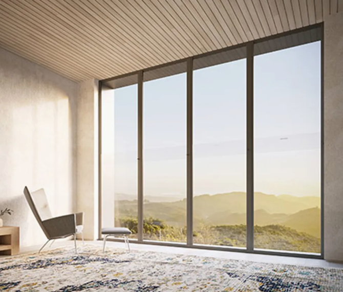 Aluminum fixed windows
