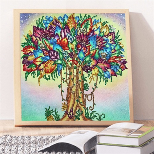 Color Tree Flower Tree Decorative Painting Diamond Painting