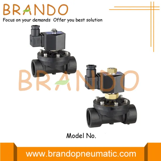 1/2'' 3/4'' Plastic Electric Solenoid Valve 24V 220V