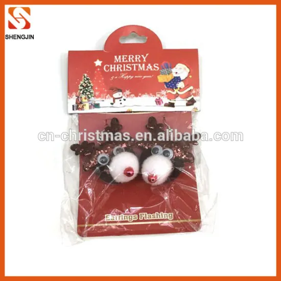 gifts decoration fashion design Christmas earrings