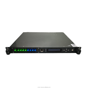 1550nm 4x23dBm Gain CATV EDFA Optical Amplifier with WDM, AGC, Dual Power Supply, and Network Management
