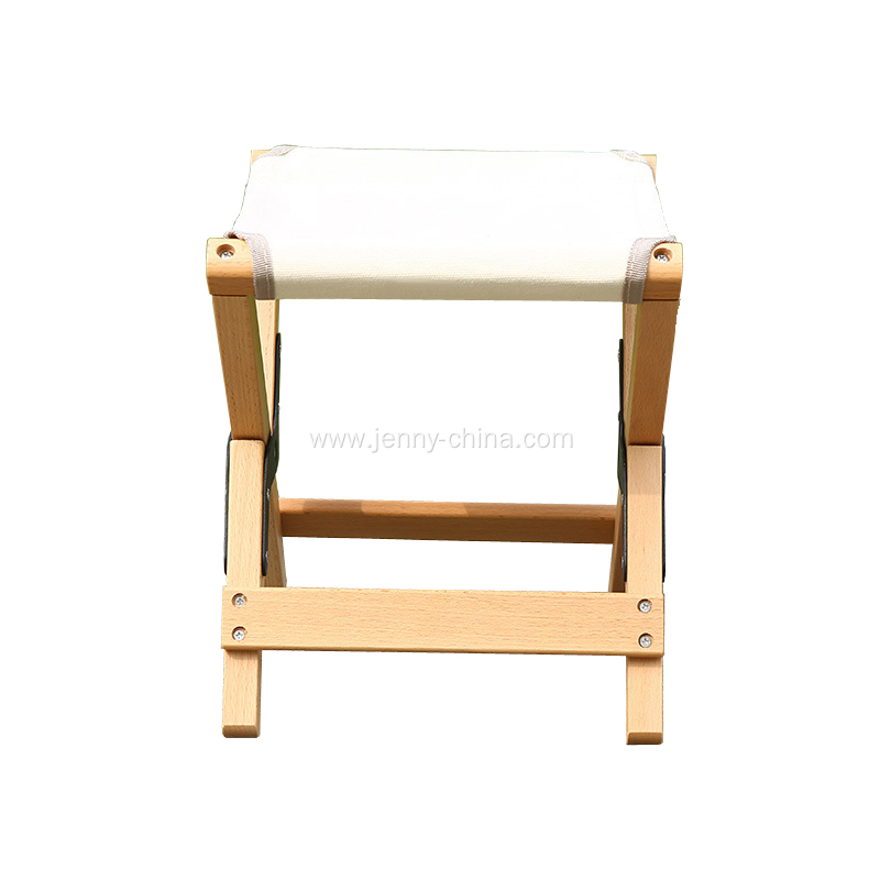 wooden folding stool