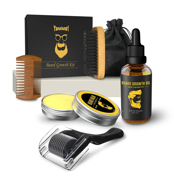 Kit de crecimiento de barba de yanzisno1 para hombres
