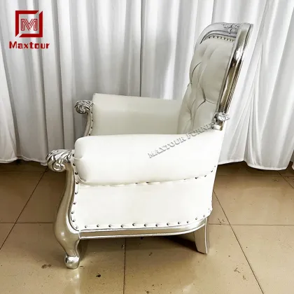 China Golden Hotel's Royal Pedicure Throne Chairs for Wedding Rentals