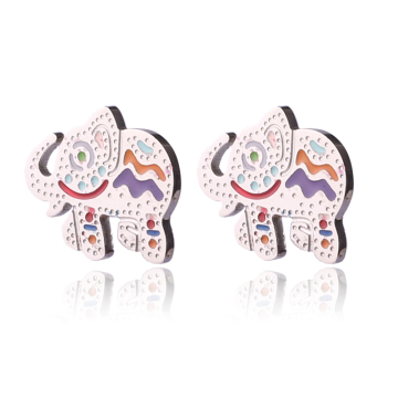 Thailand jewelry manufacturer fashion lucky elephant earrings
