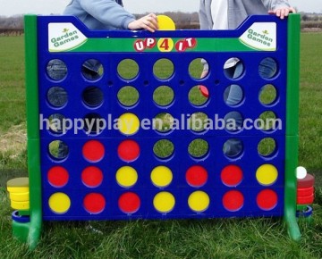 Outdoor connect four game Garden 4 in a line game for kids