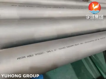 ASTM A312 TP316Ti Stainless Steel Seamless Pipe
