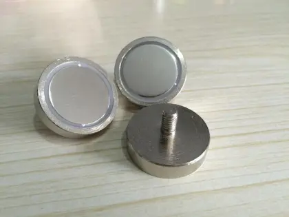 Neodymium Cup Magnets Male Thread