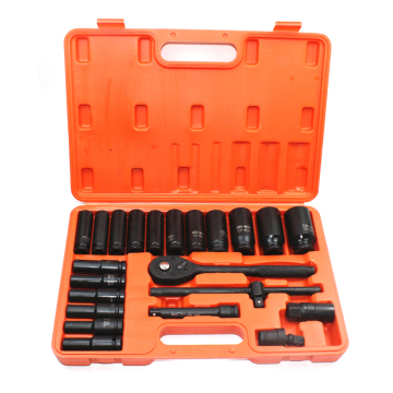 Hoog koppel Zwarte fosfatenbehandeling Behandeling Adapter Extension Socket Impact Deep Socket Set: verbetering van de precisie en efficiëntie bij onderhouds- en reparatietaken