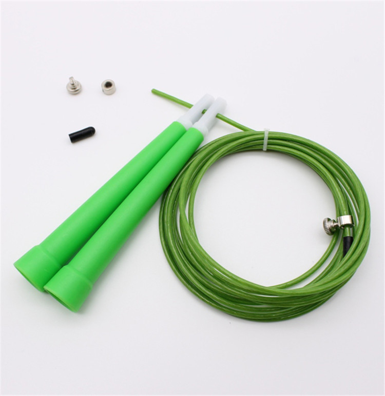 custom logo exercise fitness sport adjustable handle high speed jump rope