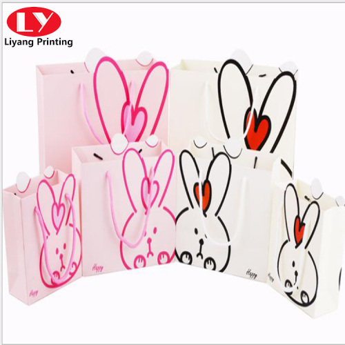 cute rabbit gift bag for children or girls