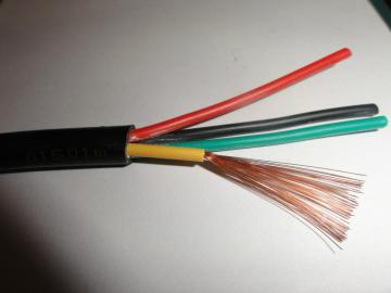 PVC pure copper core round soft sheathed wire
