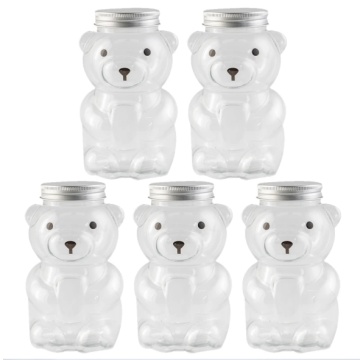 Bear Shape Plastic Water Beverage Bottle Juice Bottle