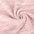 Rayon Polyester Span Hacci Space Dye Fleece Tissu