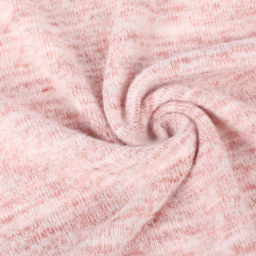 Rayon Polyester Span Hacci Space Dye Fleece Fabric