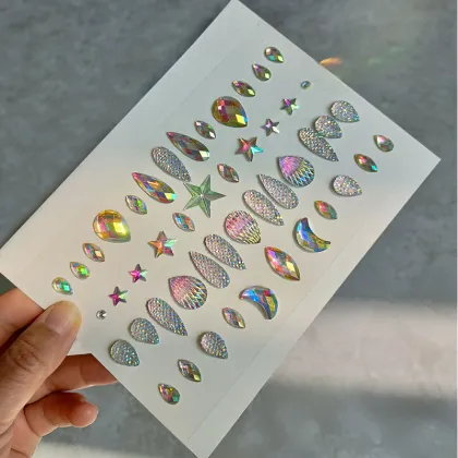 Wholesale Acrylic Face Jewelry Stick Eyebrow Diamond Drill Stick