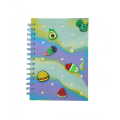 Personalized Custom Fancy Spiral Silicone Notebooks with PVC