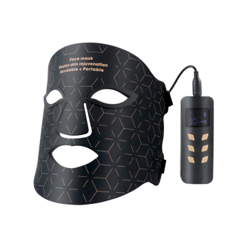 2024 Updated 240 Lamp Beads Silicone LED Facial Mask - 4 Colors PDT Light Therapy Mask Machine