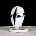 Máscaras plásticas com símbolos personalizáveis