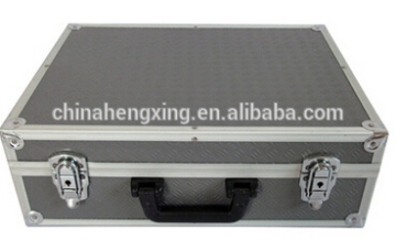 HX-BL65 Iron Gray Metal Toolbox Instrument Box EVA Mold with Movable Partition Plate