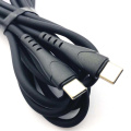 PD 100W USB Tipo-C Cable de silicona de carga rápida