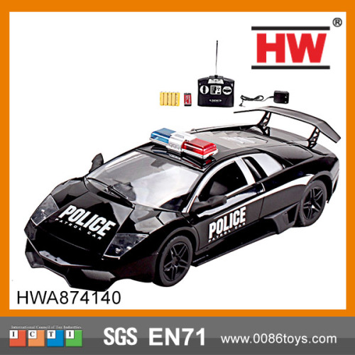 Mainan mobil polisi Mobil RC 1:14