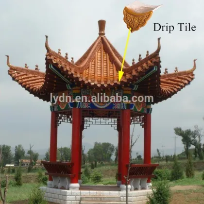 chinese style gazebo used in building Tang dynasty materials