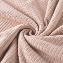 Polyester Rayon Hacci Rib Fabric Brushed