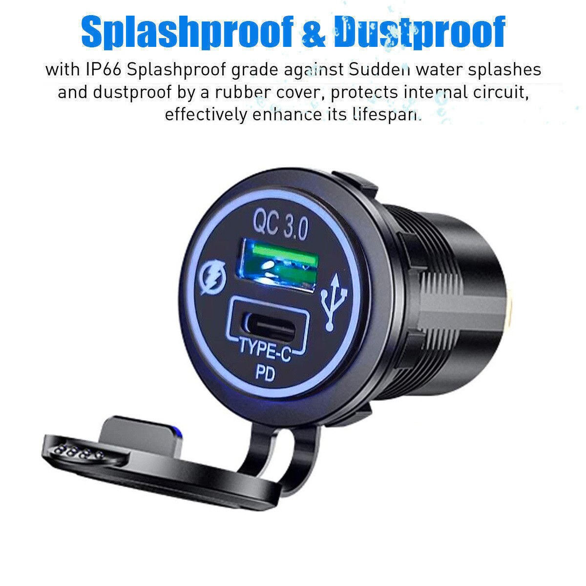 PD`QC smart fast charging