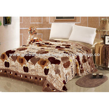 2014 Continued hot comfortable babies' raschel blanket